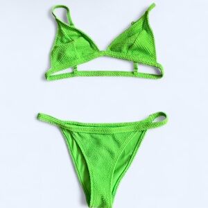 Neon Green Bikini Set